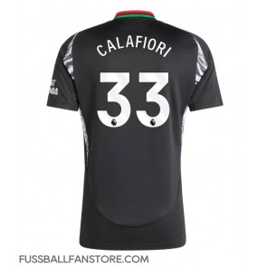 Arsenal Riccardo Calafiori #33 Replik Auswärtstrikot 2024-25 Kurzarm